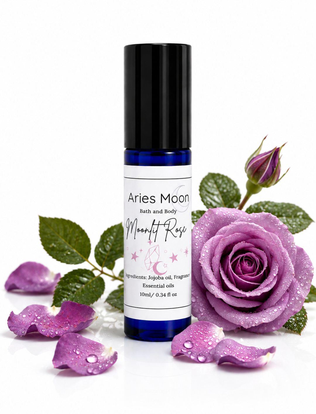 Moonlit Rose Roller Ball | Dewy Rose & White Musk