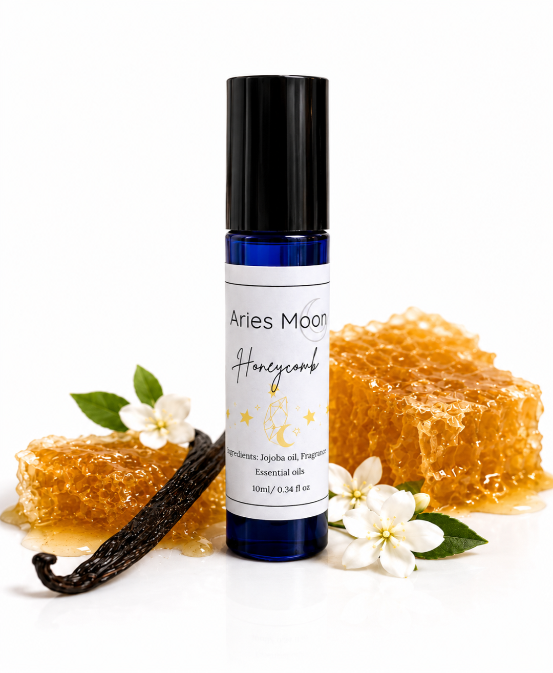 Honeycomb Roller Ball | Rich Honey & Golden Floral