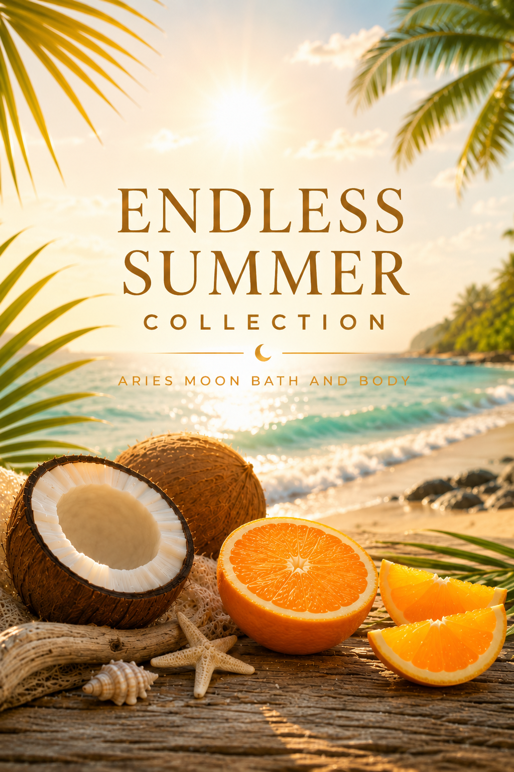 Endless Summer roller ball perfume collection — tropical and citrus scents by Aries Moon Bath and Body