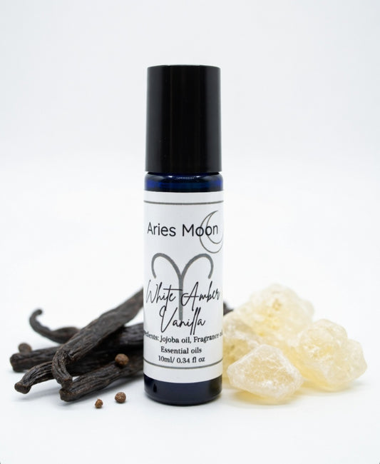 White Amber Vanilla Roller Ball- 10ml