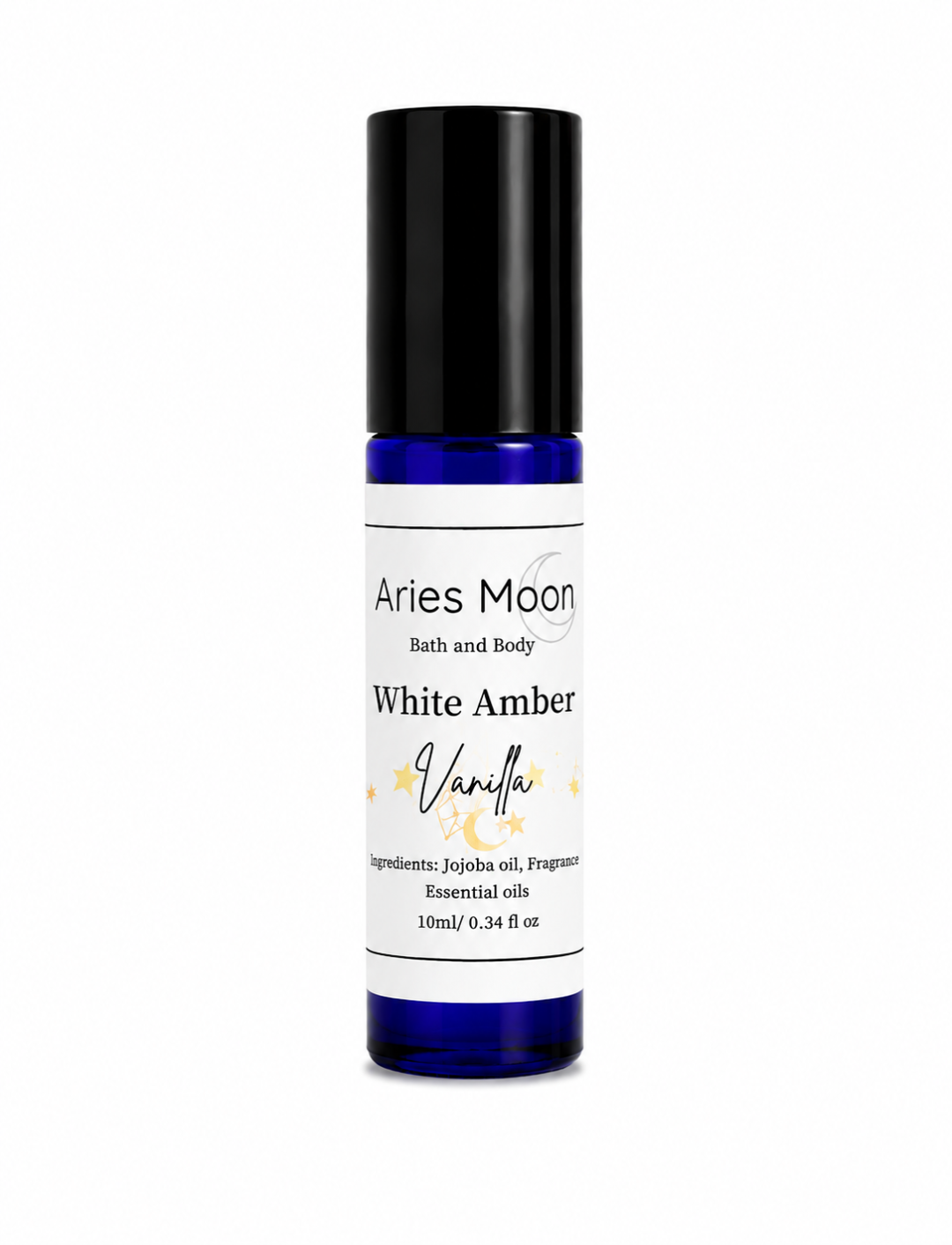 White Amber Vanilla Roller Ball | Warm Vanilla & Amber Musk