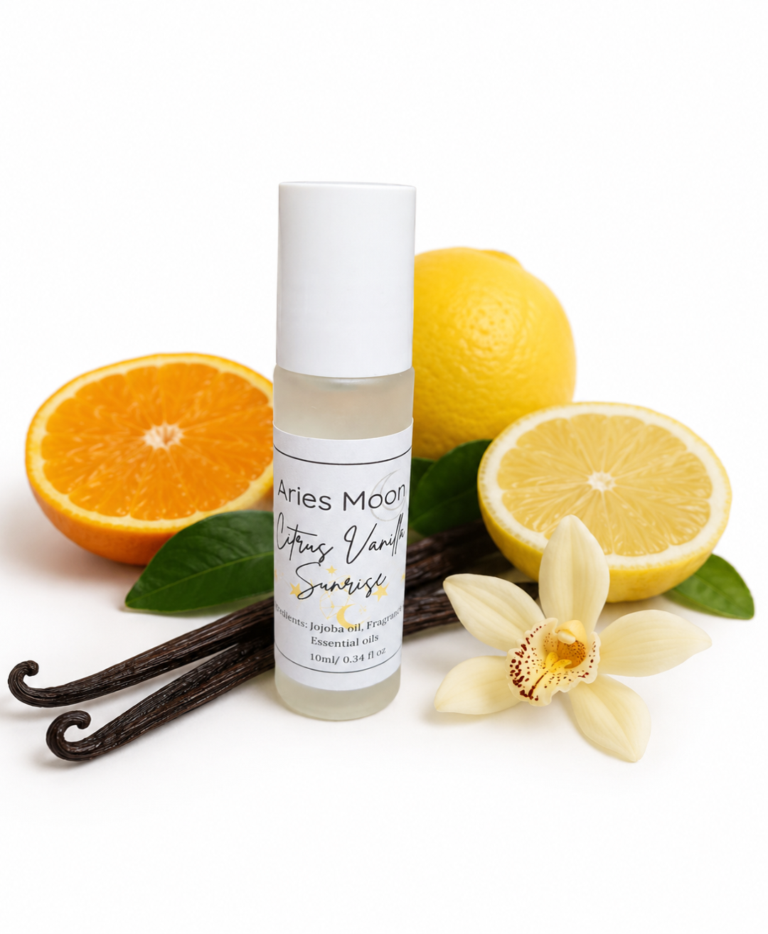 Citrus Vanilla Sunrise Roller Ball | Creamy Vanilla Bean & Uplifting Citrus